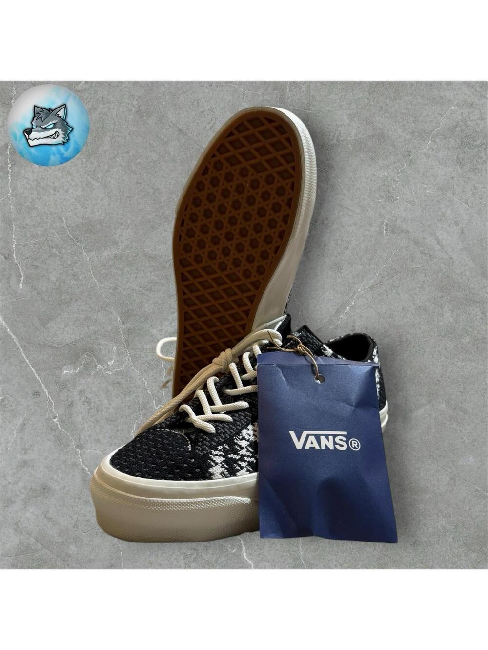 NEW Vans Premium Old Skool 36 Engineered Knit Black Vault‎ Size M 5.5 / W 7